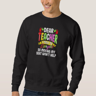 Moletom Caro Professor, Eu Falo Com Todos De Volta Para O