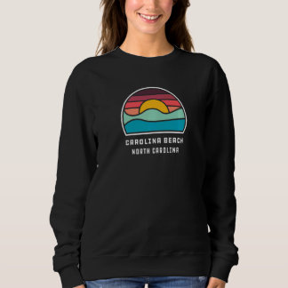 Moletom Carolina Beach North Carolina Cool Minimalist Ocea