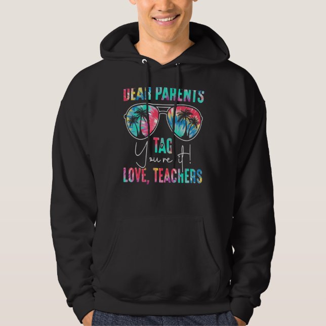 Moletom Caros pais dizem que você ama os professores (Frente)