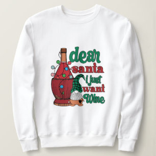 Moletom Caros Papais noeis, eu só quero vinho