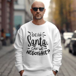 Moletom Caros Papais noeis Podemos Negociar Um Natal Engra