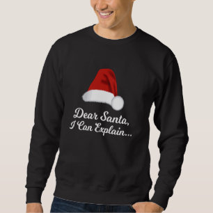 Moletom Caros Papais noeis Que Posso Explicar, Feliz Natal