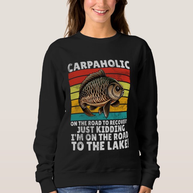 Moletom Carpaholic Carp Fishing (Frente)