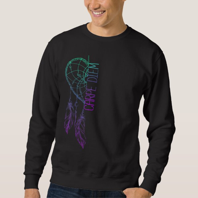Moletom Carpe Diem - Heart Feather Dreamcatcher 2 - Fan F (Frente)