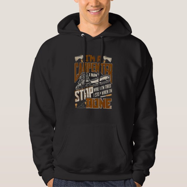 Moletom Carpentry Craftsman Wood Worker Im Um Carpinteiro (Frente)