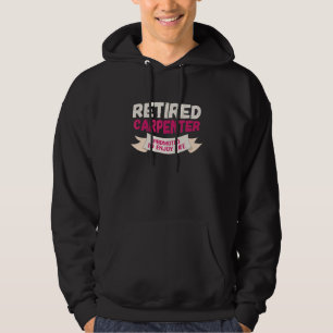 Moletom Carpinteiro Aposentado Promovido Para Desfrutar