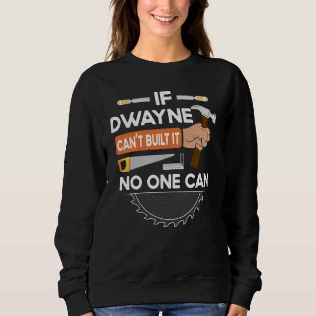 Moletom carpinteiro de madeira para Dwayne (Frente)