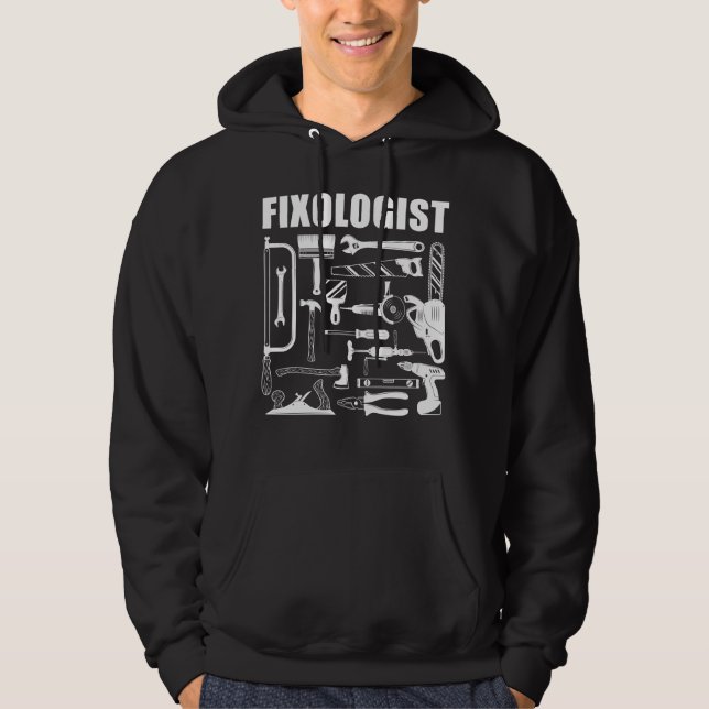 Moletom Carpinteiro Fixologista Trabalhador de Madeira Art (Frente)