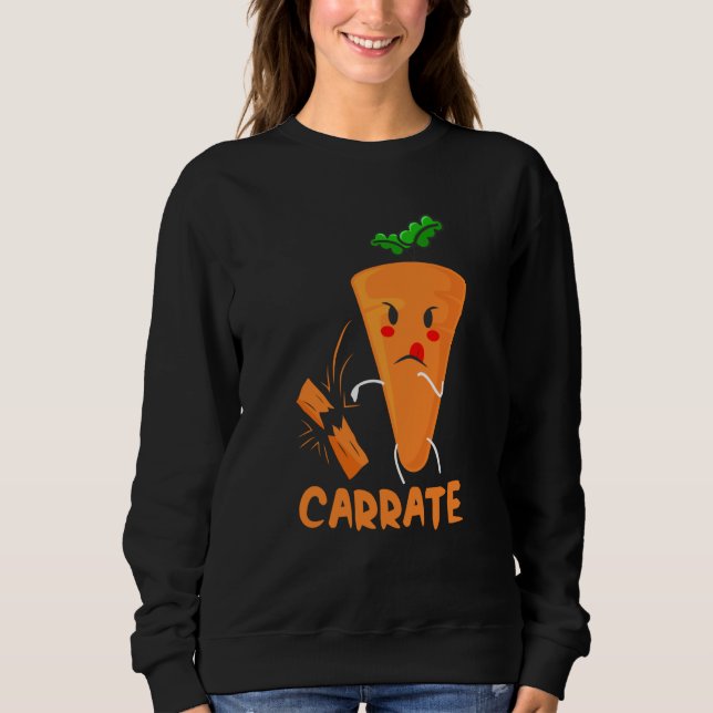 Moletom Carrate Carrot Karate Costume Vegans Costume (Frente)