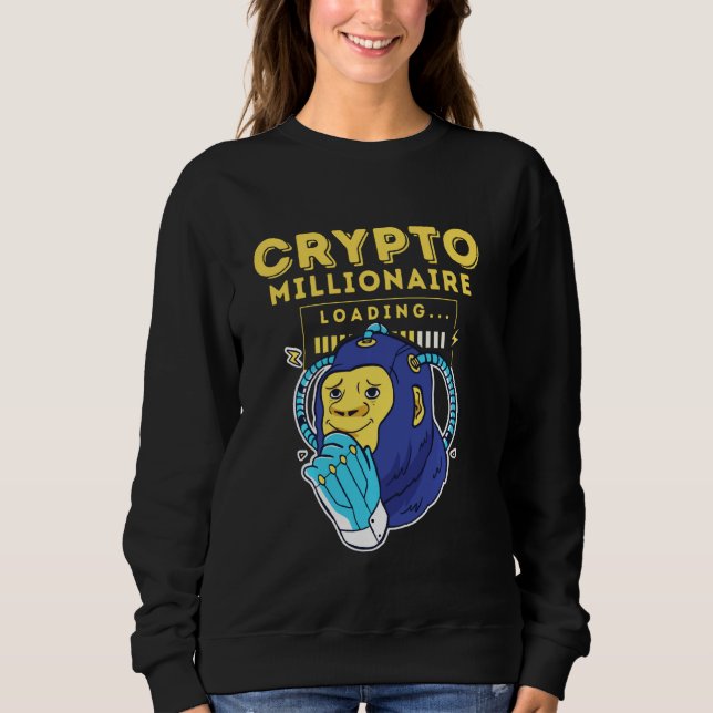 Moletom Carregamento do Crypto Millionaire (Frente)