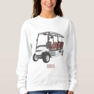 Moletom Carrinho de golfe / desenho animado de buggy de go
