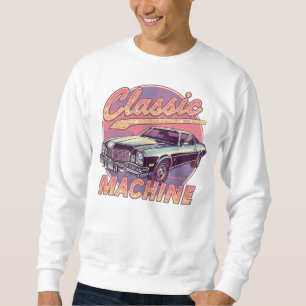 Moletom Carro Clássico Vintage "Máquina Clássica" dos Anos