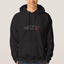 Carro Hoodie - Redline Drift: Velocidade Elétrica