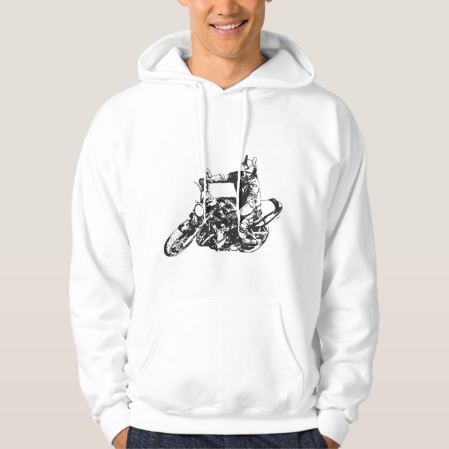 Moletom Carro no estilo - Hoodie para entusiastas de motoc (Frente)