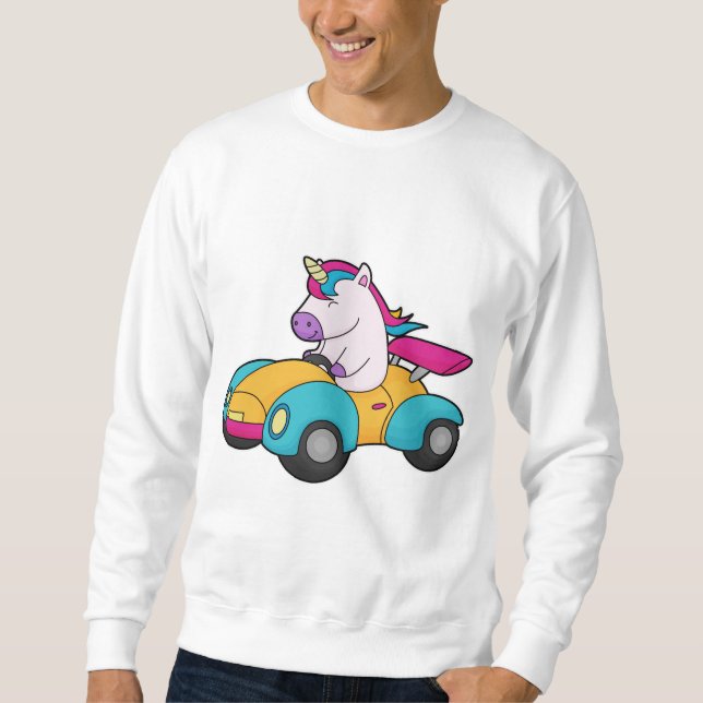 Moletom Carro Unicorn (Frente)