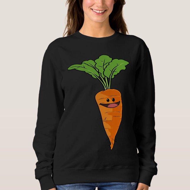 Moletom Carrot kids garden  vegan vegetarian (Frente)
