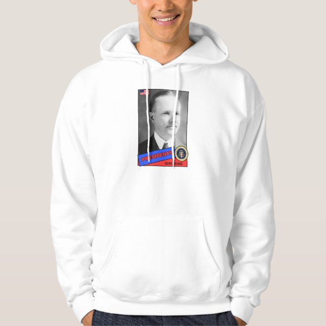 Moletom Cartão de Beisebol Calvin Coolidge (Frente)