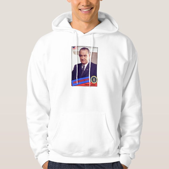Moletom Cartão de Beisebol Lyndon B. Johnson (Frente)