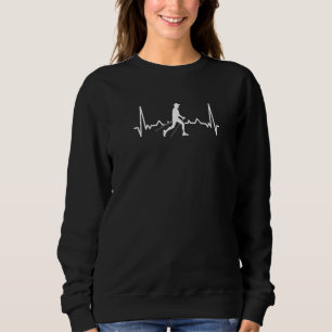 Moletom Cartão de Caminhada Nórdica Heartbeat Cardio Hikin