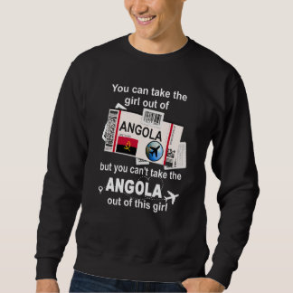 Moletom Cartão de Embarque Angola Menina Angola Angola