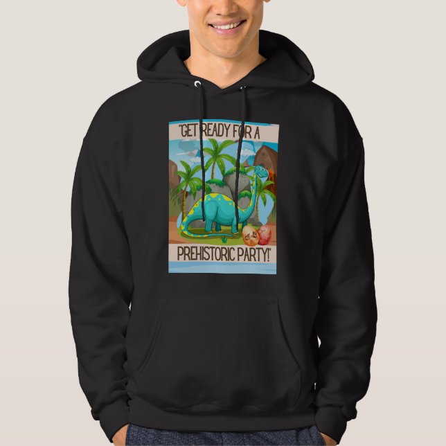 MOLETOM CARTAZ DE DINOSSAURO (Frente)