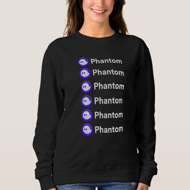 Moletom Carteira Phantom Nft e Crypto na Rede Solana (Frente)