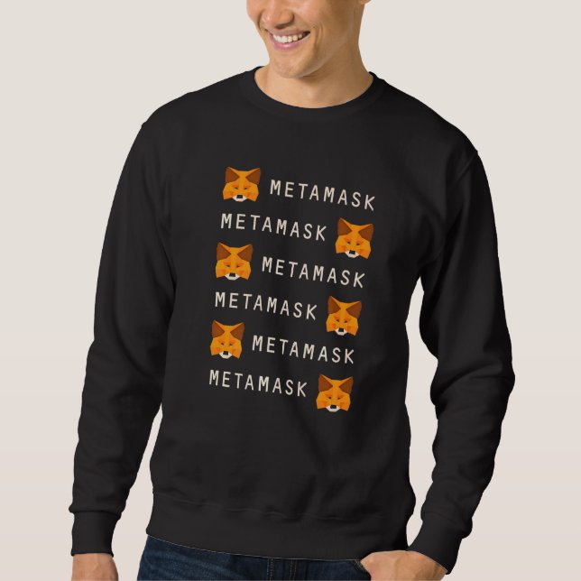 Moletom Cartera de Crypto Defi da Raposa Metamask para Eth (Frente)
