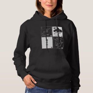Moletom Cartões Kanji Japoneses Estético Minimal Branco Pr