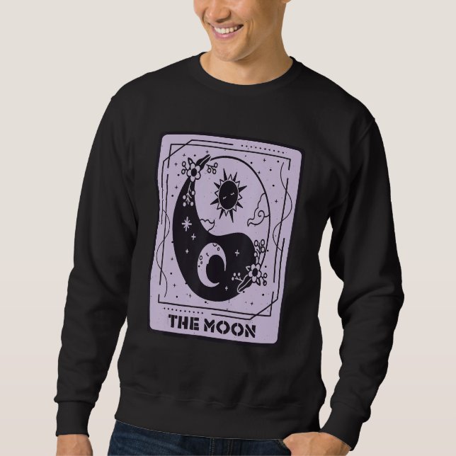 Moletom Cartões Místicos De Lua E De Tarot Sun Ocultam Mag (Frente)