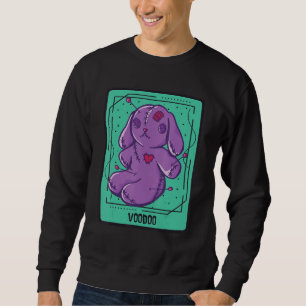 Moletom Cartões Místicos Embalados Embalados Voodoo Bunny