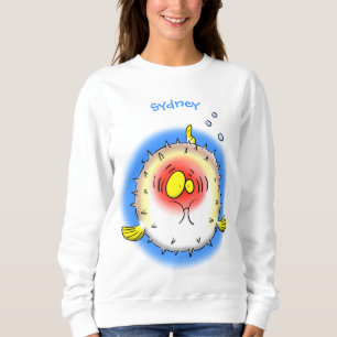 Moletom Cartografia de peixe-porco-espinho-espinho