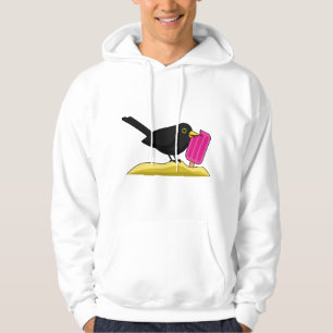 Moletom Cartoon Blackbird Comendo Um Sorvete