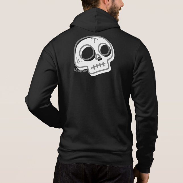 Moletom Cartoon Blakgraz Skull Hoodie (Verso)