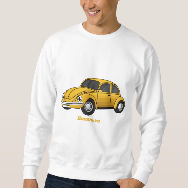 Moletom Cartoon de carro clássico (Frente)