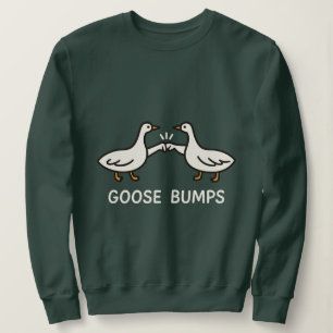 Moletom Cartoon Engraçado Ganso Bumps Fist Bump Geese An