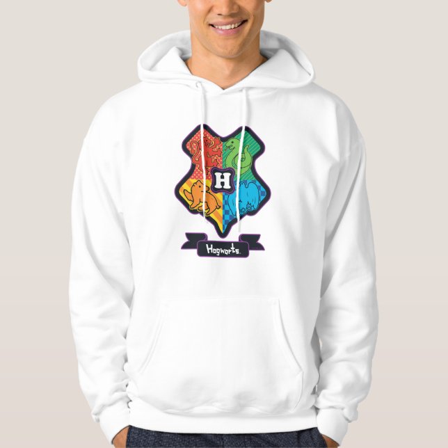 Moletom Cartoon Hogwarts Crest (Frente)