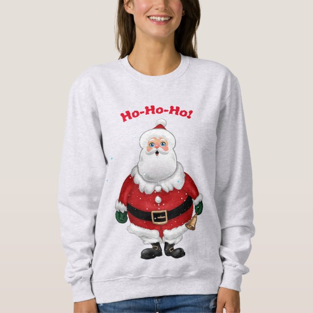 Moletom Cartoon Red Santa Claus (Frente)