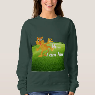Moletom Cartoon Tiger Mascot