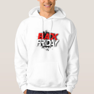 Moletom Casaco branco masculino com "FRIDAY NEGRA"