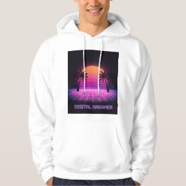 Moletom Casaco com Capuz Digital Dreamer Oversized Synthwa