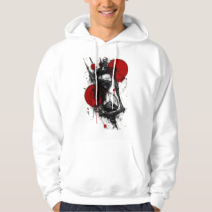 Moletom Casaco com Capuz Grunge Ampulheta