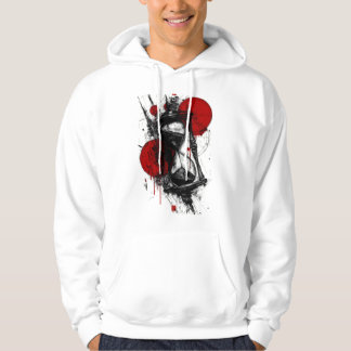 Moletom Casaco com Capuz Grunge Ampulheta