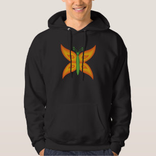 Moletom Casaco com Capuz Homem Borboleta Alien