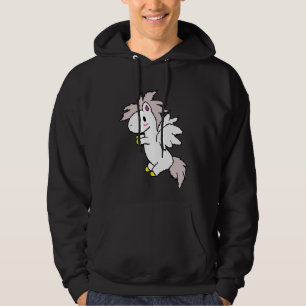 Moletom Casaco com Capuz Pequeno Pegasus Branco