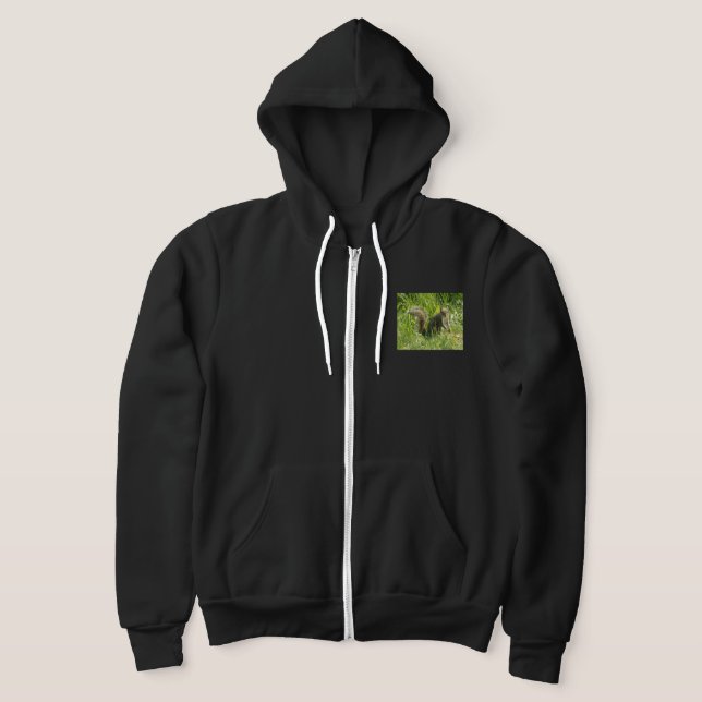 Moletom Casaco com capuz Squirrely Zip Up feminino (Postura )