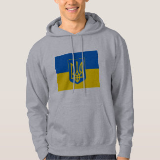 Moletom Casaco de armas e bandeira da UCRÂNIA