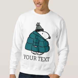 Moletom Casaco de Inverno Peanuts Snoopy Puffer