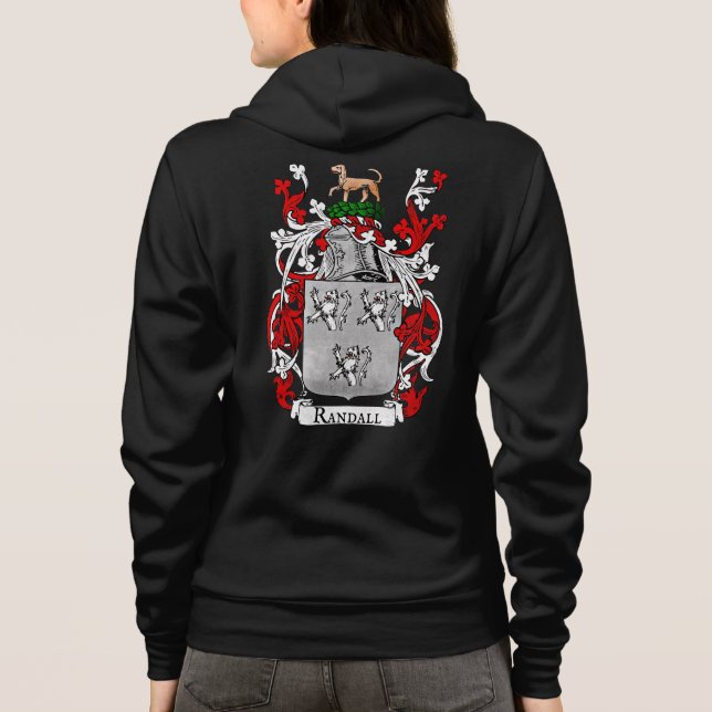 Moletom Casaco de Randall de Braços Hoodie, Mulher (Verso)