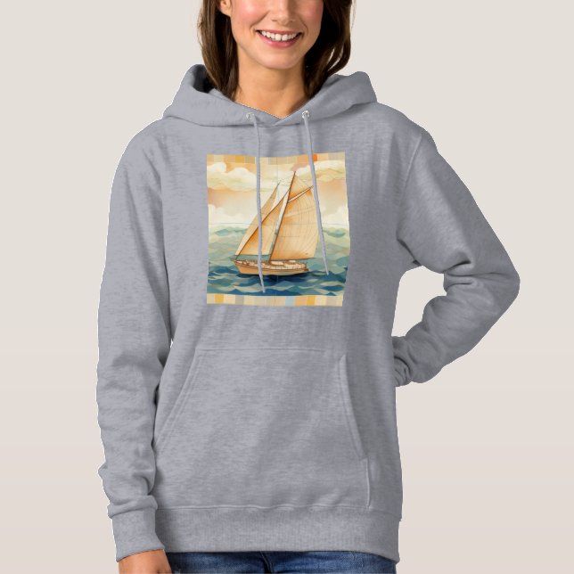 Moletom Casaco Feminino com Capuz (Frente)