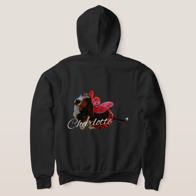 Moletom Casaco Ladybug Charlotte (Postura das costas)